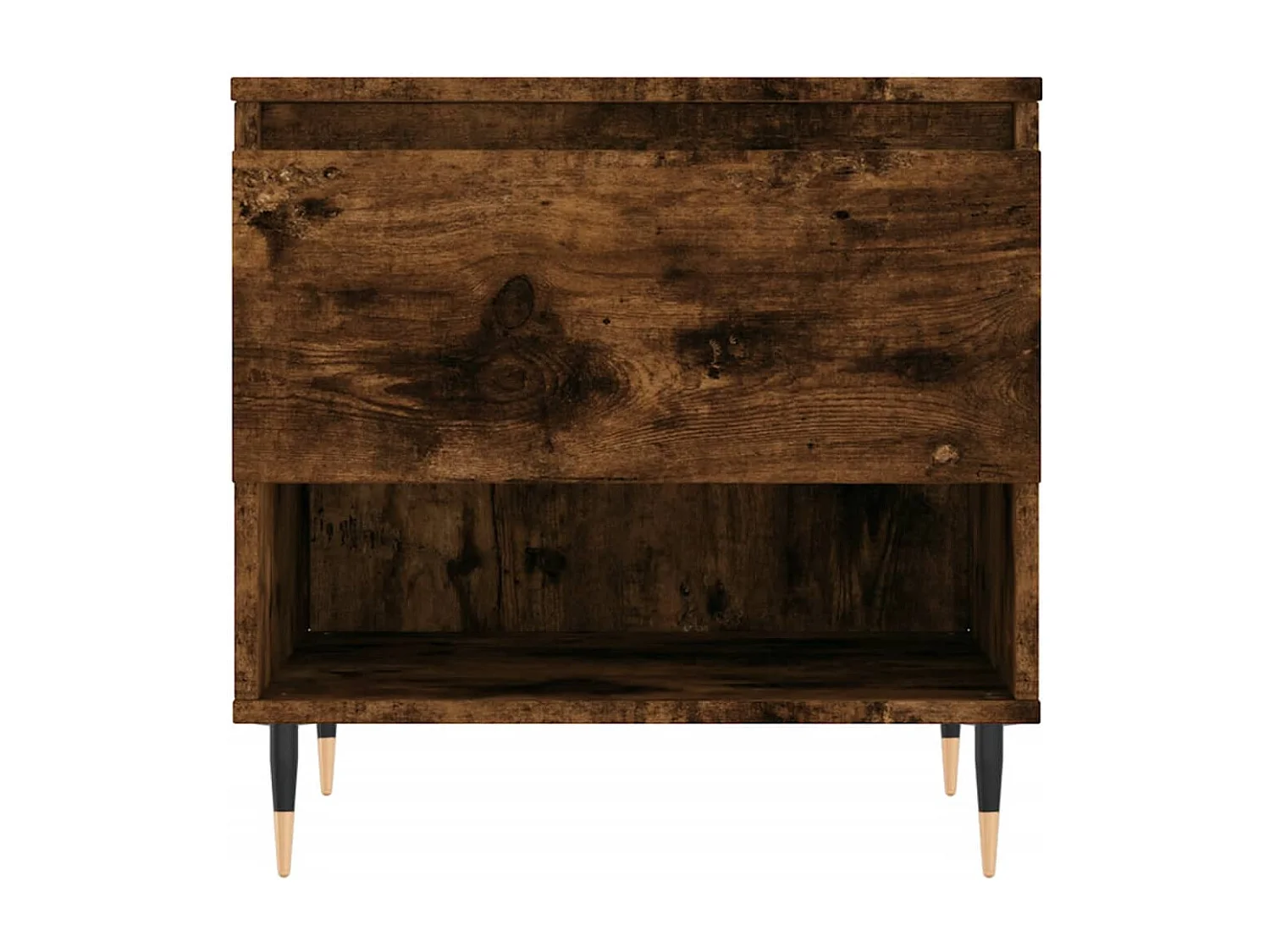 Tables basses 2 pcs chêne fumé 50x46x50 cm bois d'ingénierie