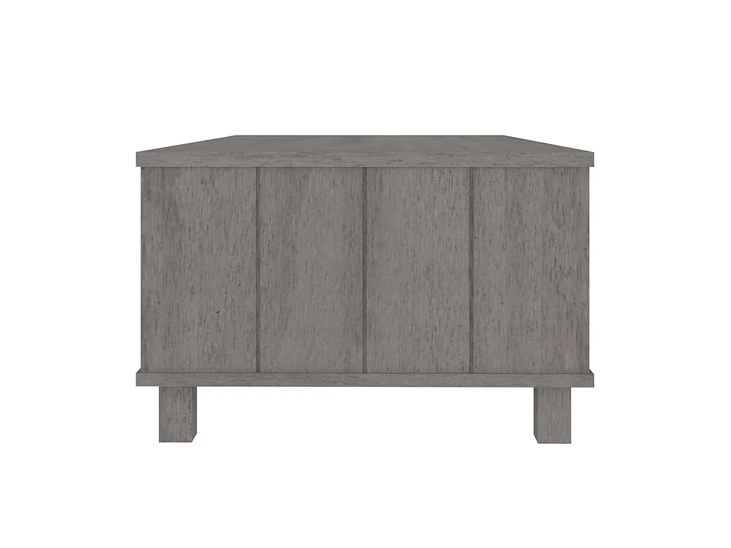 Gold Salontafel HAMAR Lichtgrijs 100x55x35 cm Massief grenenhout