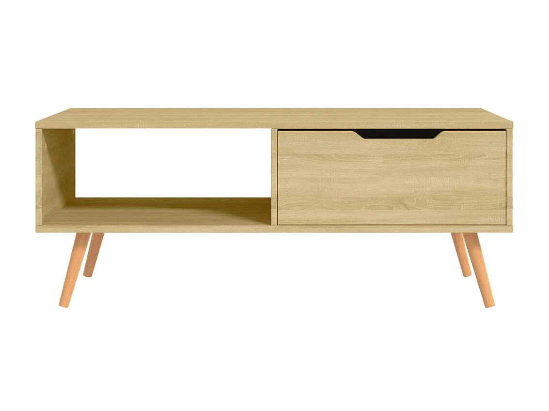 Mesa de centro Roble Sonoma Dorado Aglomerado 100x49,5x43 cm