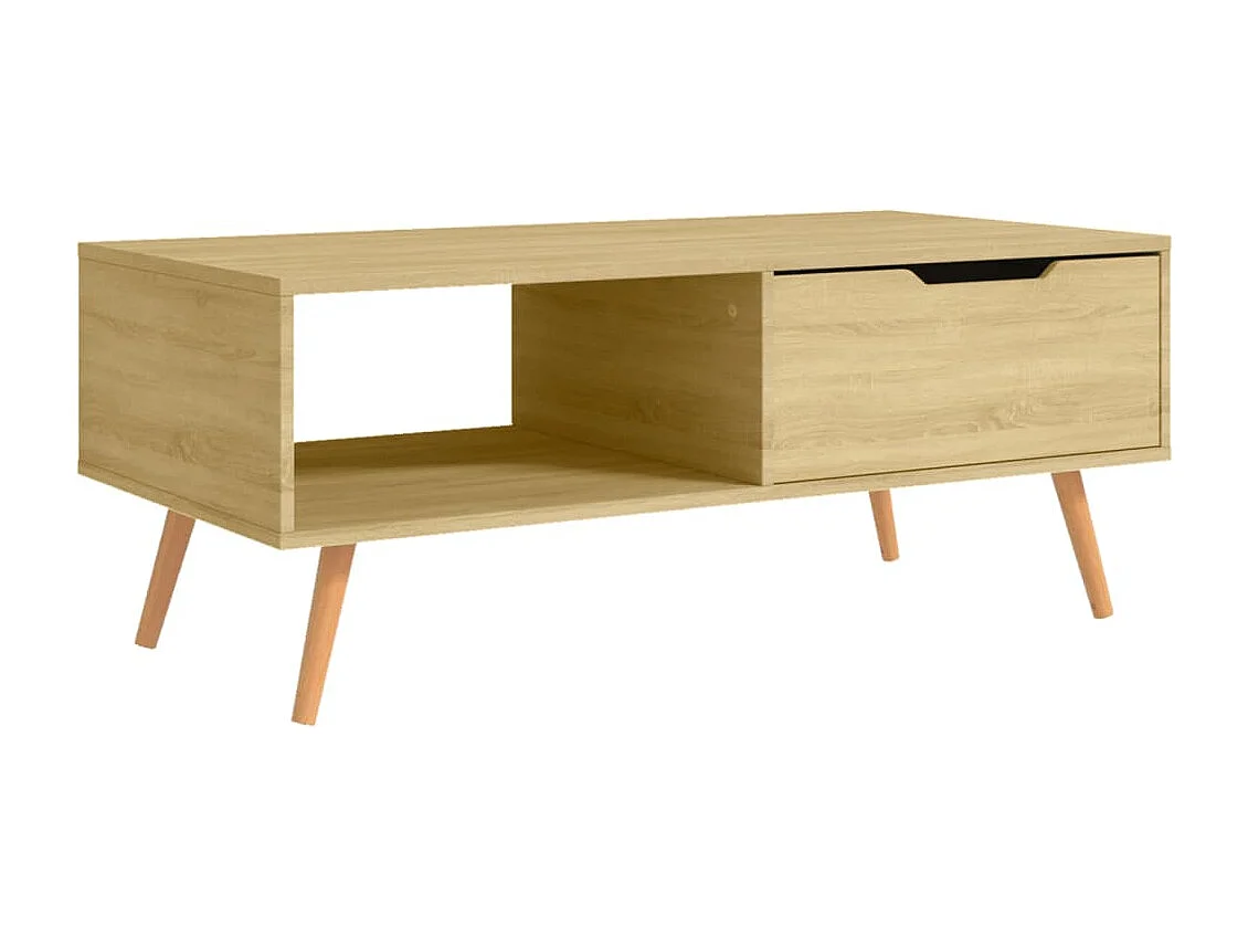 Table basse Chêne Sonoma 100x49,5x43 cm Aggloméré