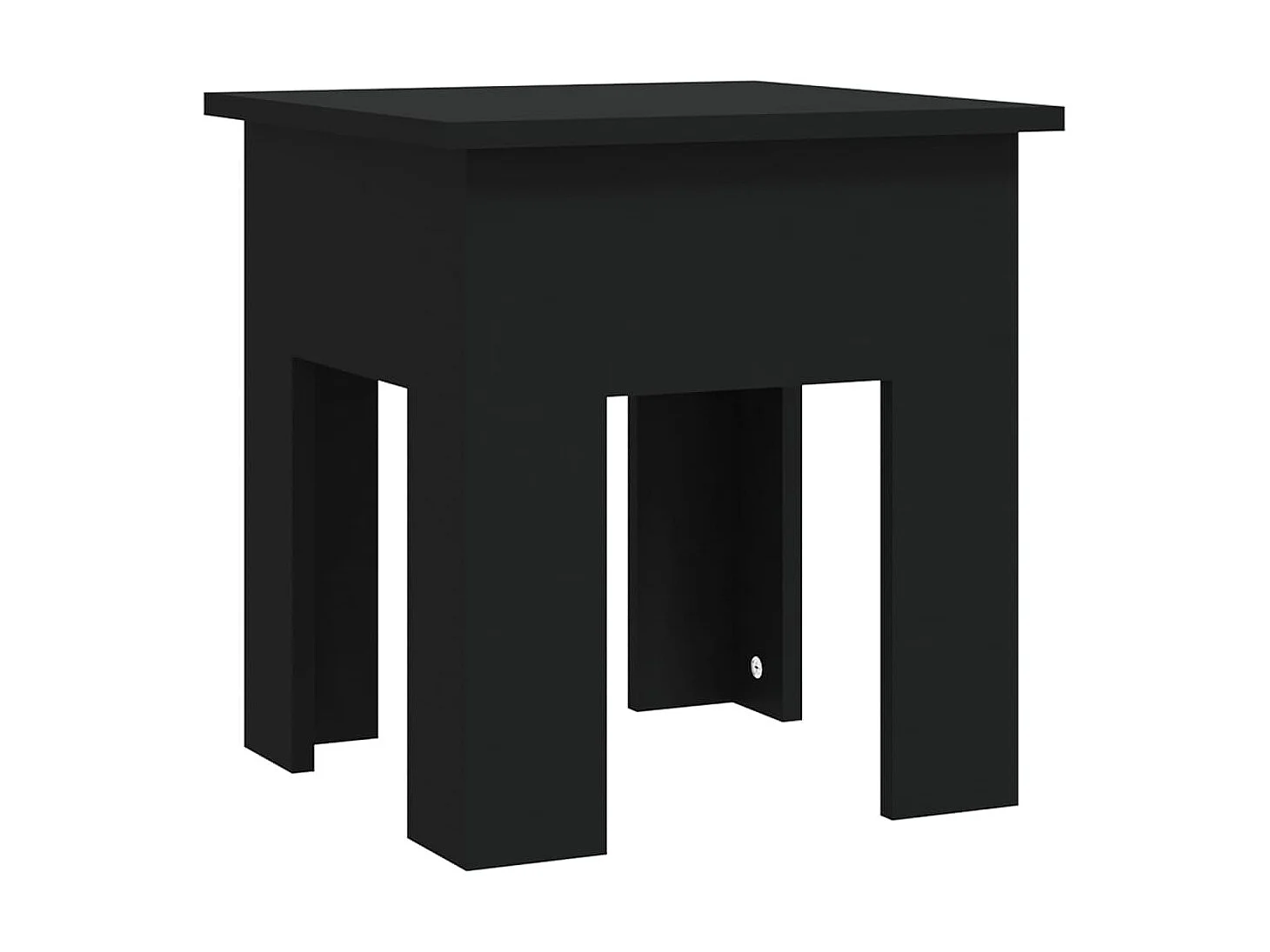 Table basse Noir 40x40x42 cm Aggloméré