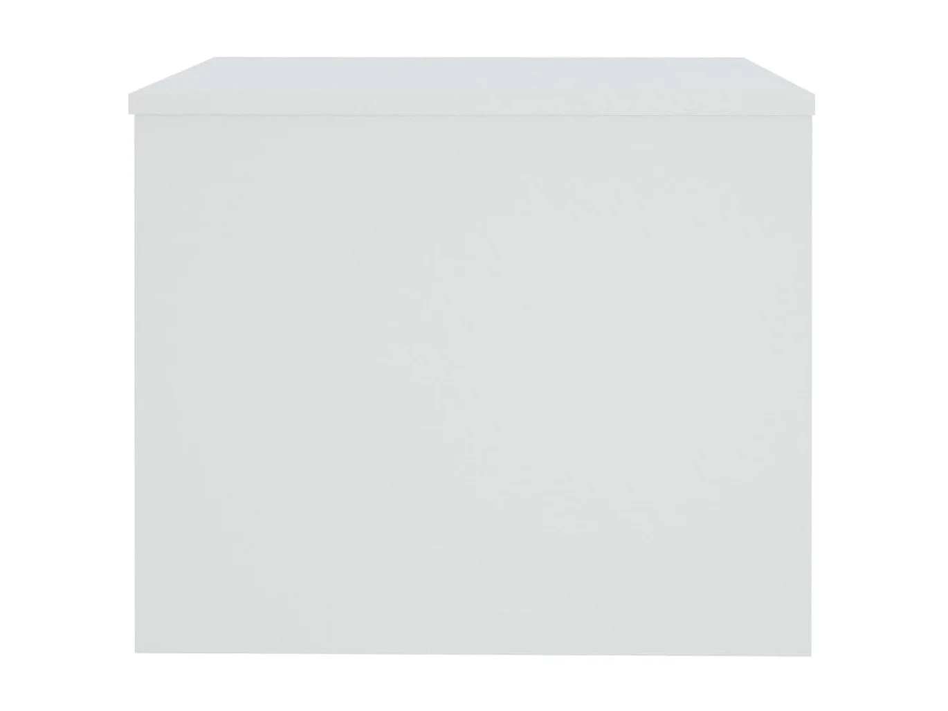 Tavolino Bianco 80x50x40 cm MDF