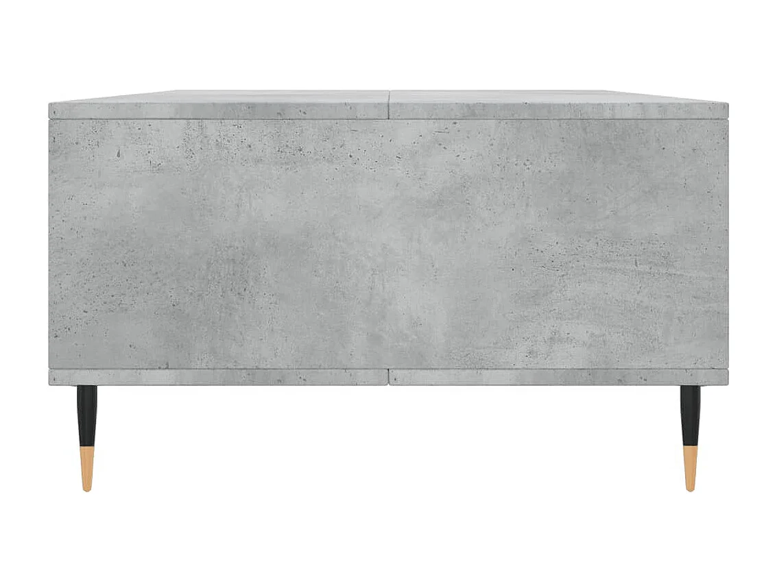 Table basse gris béton 104x60x35 cm bois d'ingénierie