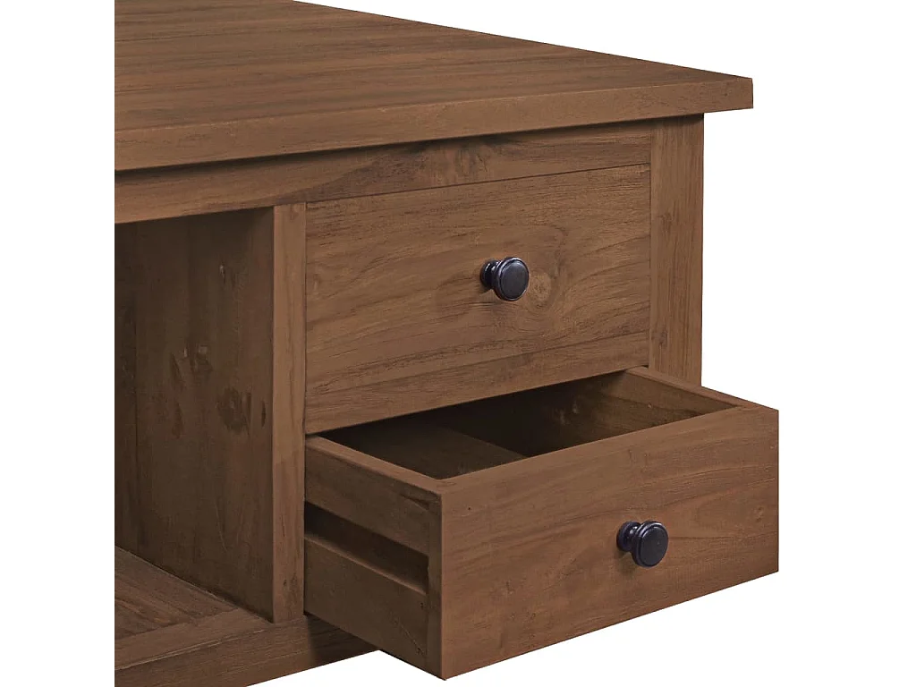 Table basse 68x68x33 cm Bois de teck solide