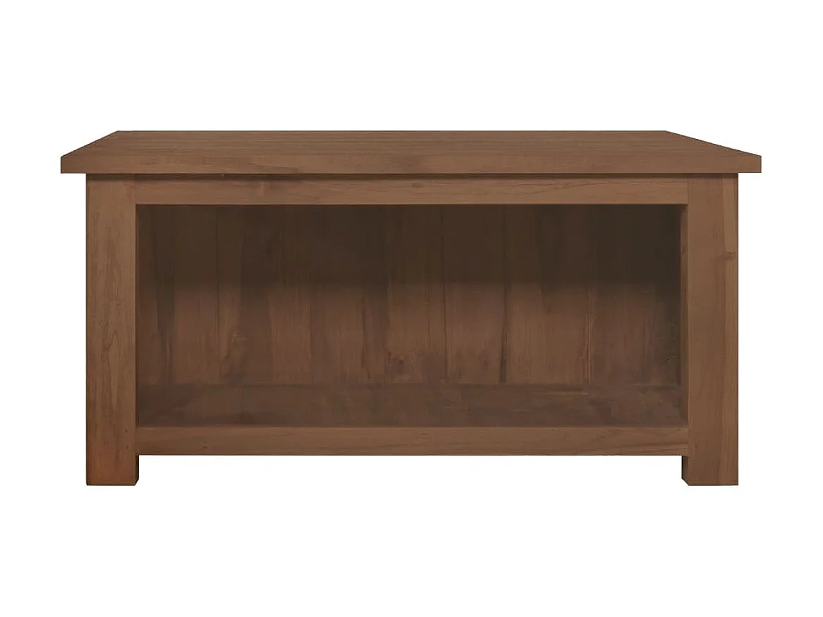 Mesa de centro Gold 68x68x33 cm Madera maciza de teca