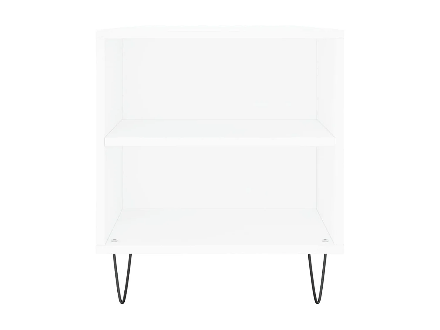 Mesa de centro dourada branca 102x44,5x50 cm madeira projetada