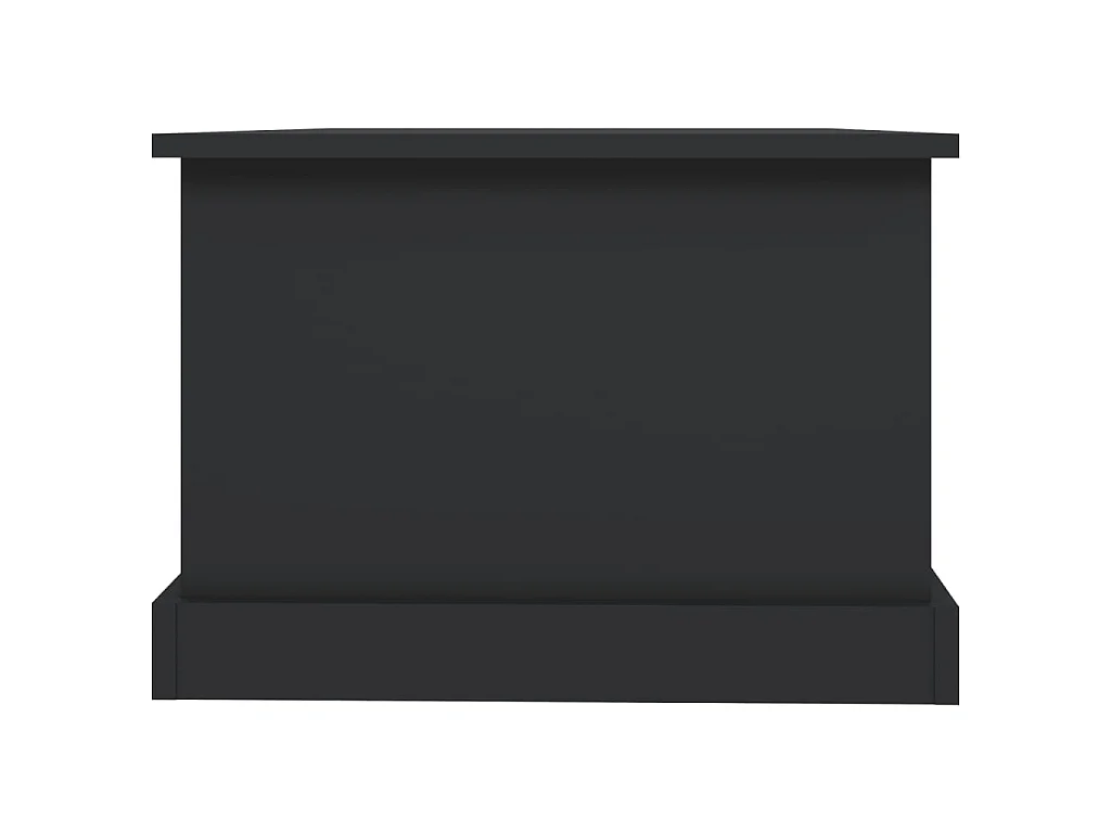 Mesa de centro Gold Negro 90x50x35 cm Madera contrachapada