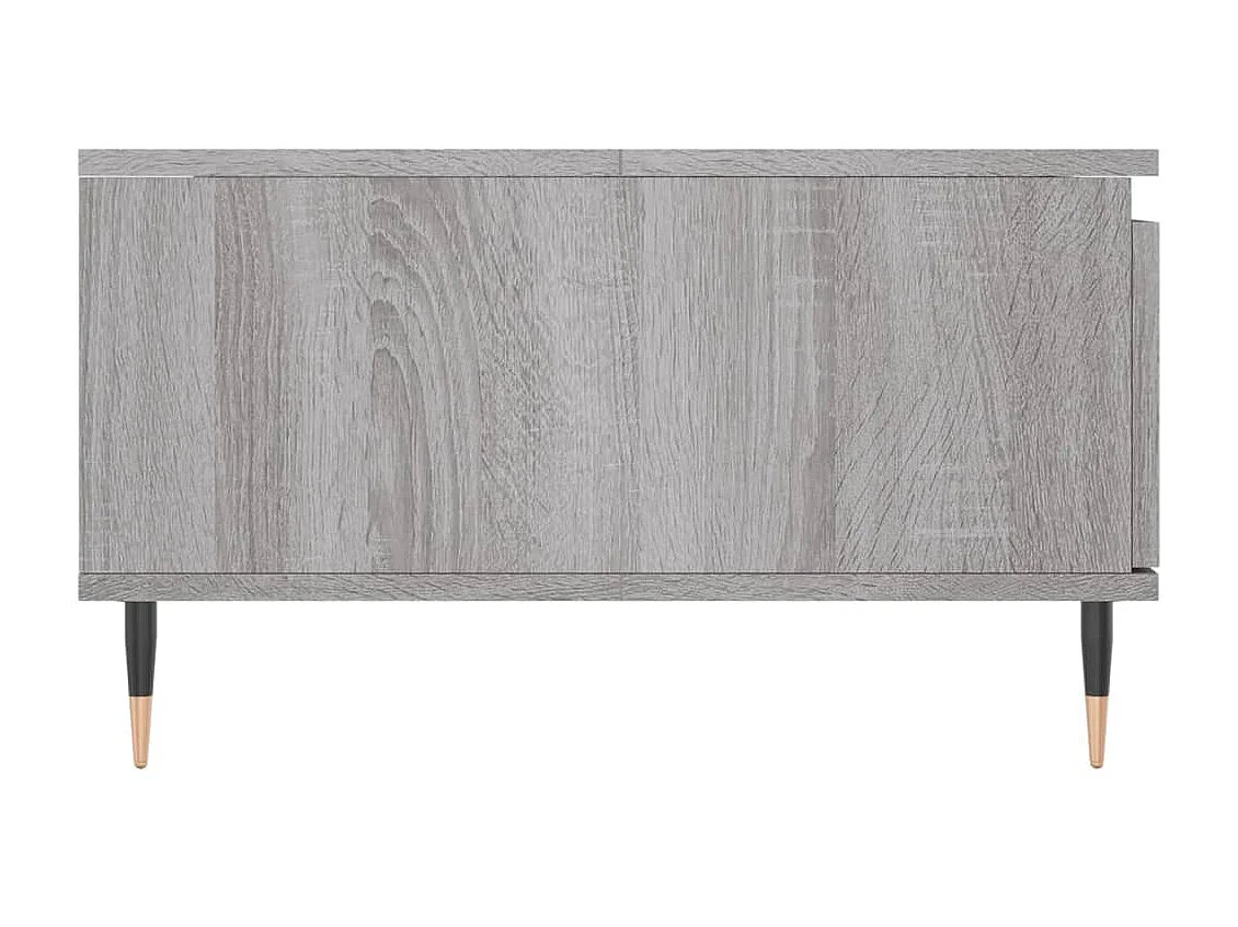 Mesa de centro cinza Gold Sonoma 90x60x35 cm madeira projetada