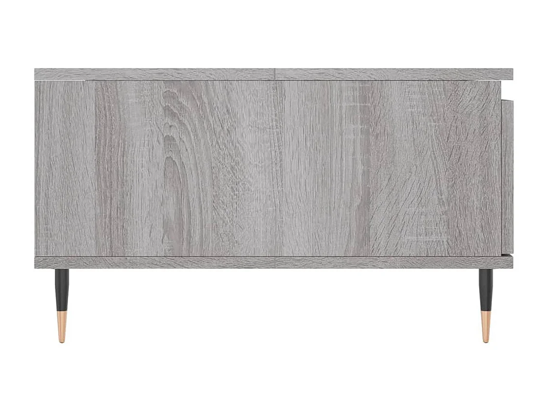 Table basse sonoma gris 90x60x35 cm bois d'ingénierie