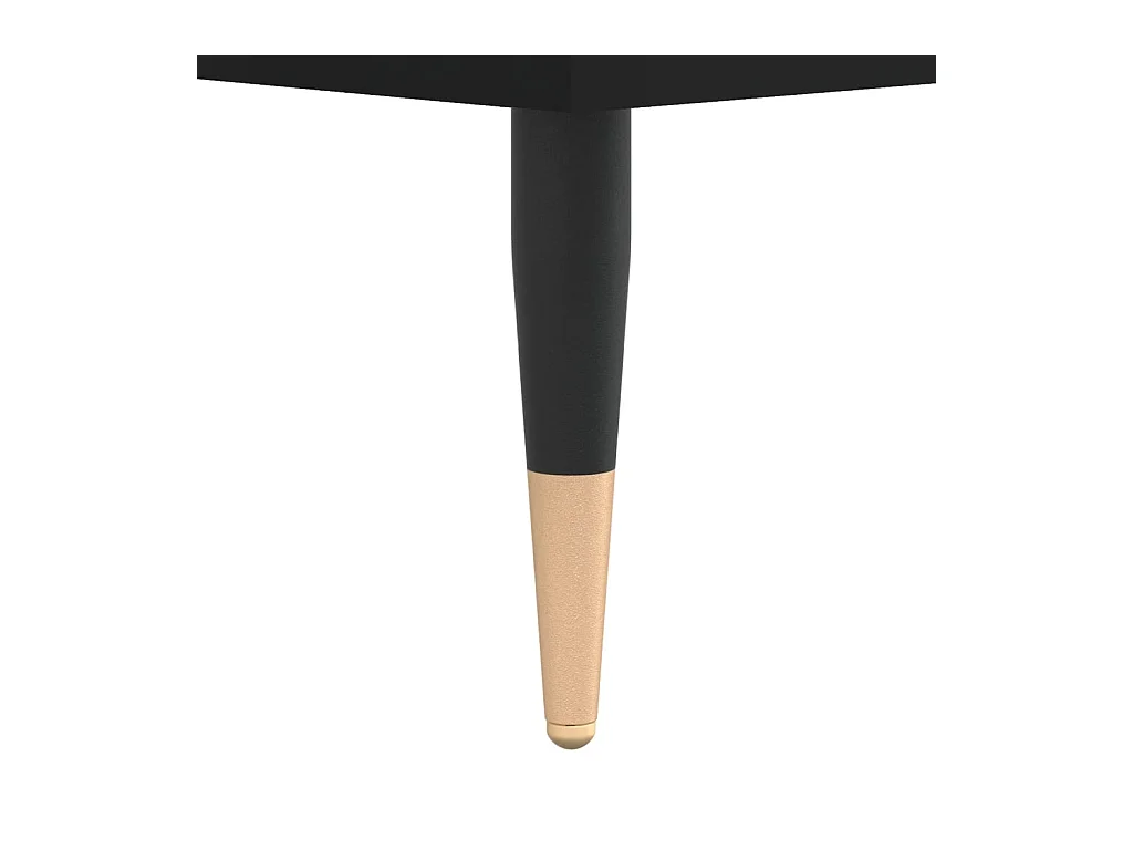 Gold Salontafel zwart 60x60x30 cm parket