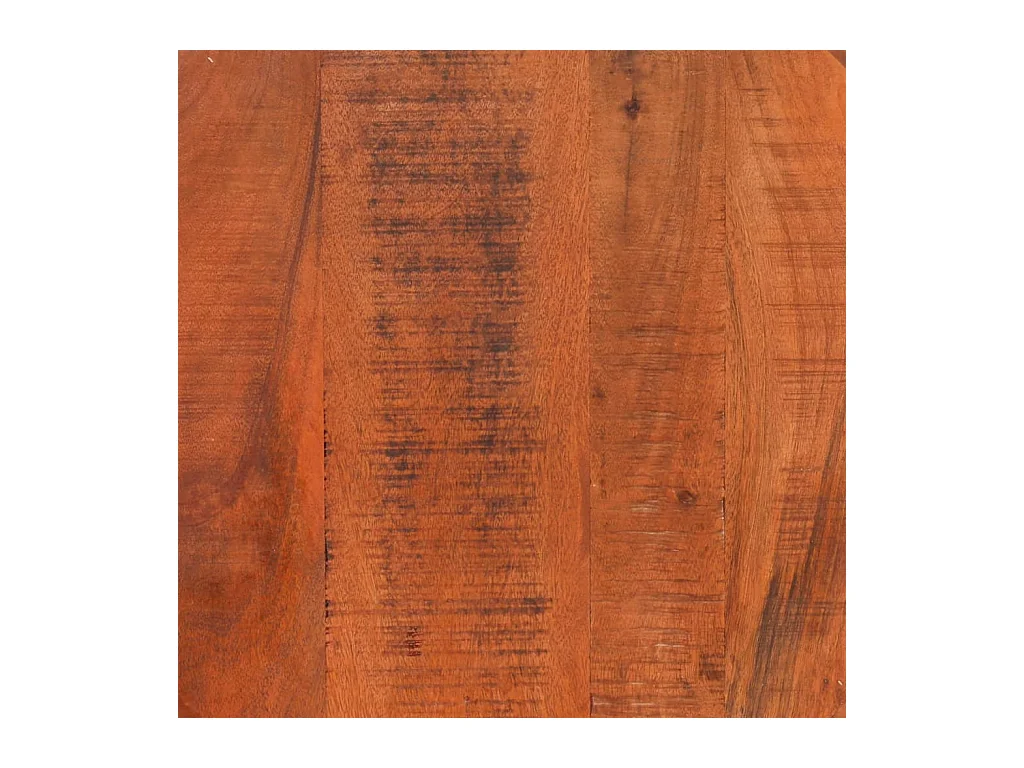 Gold Salontafel Ø 52x30 cm massief ruw mangohout