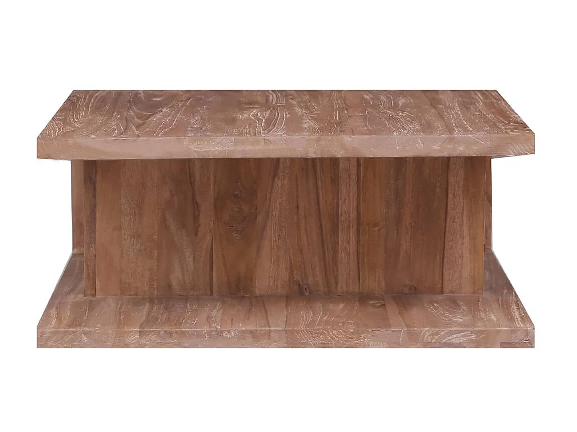 Tavolino Gold 70x70x30 cm Legno massello di teak