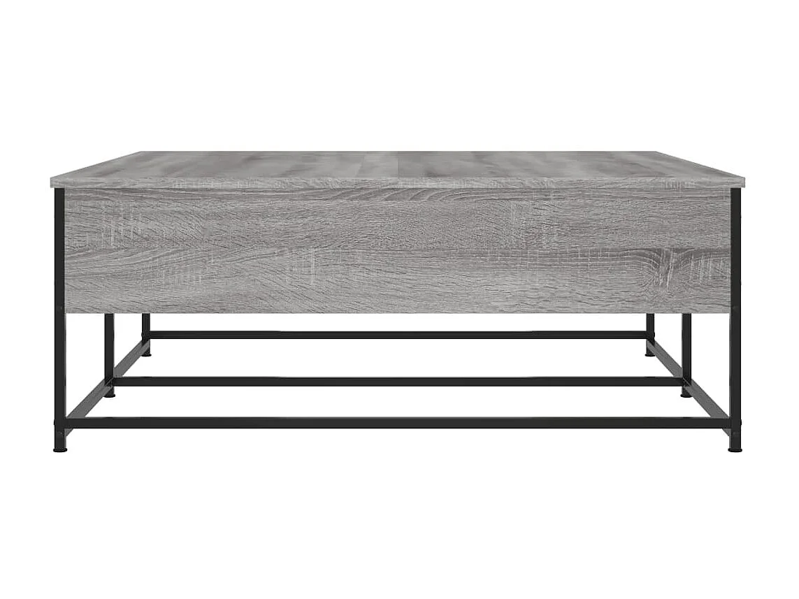 Tavolino grigio Gold Sonoma 100x99x40 cm in derivati del legno