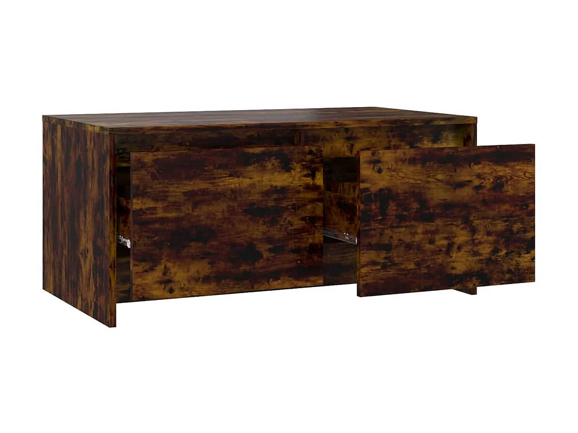 Table basse Chêne fumé 90x50x41,5 cm Aggloméré