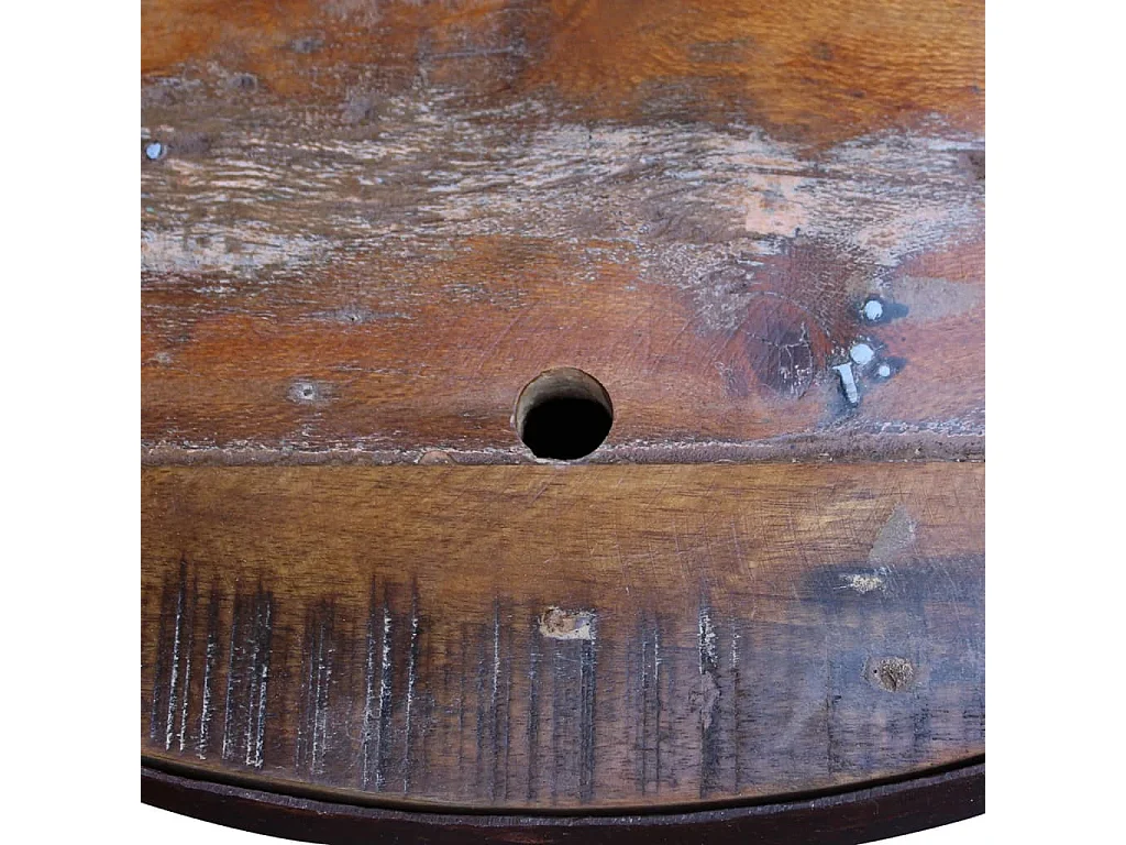 Ensemble de 2 tables basses Bois de récupération massif