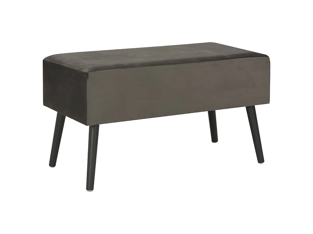 Goud Salontafel Grijs 80x40x46 cm Fluweel