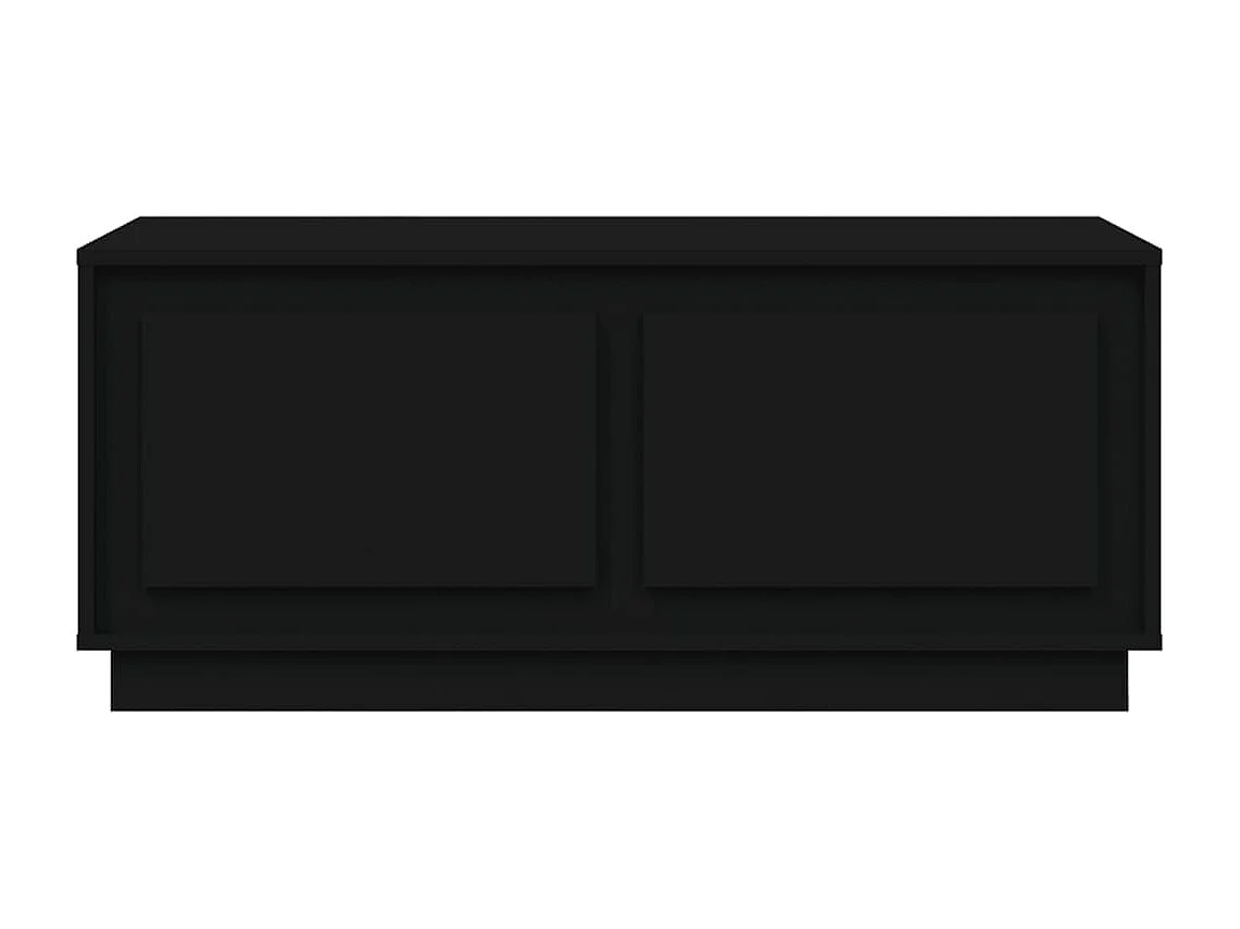 Tavolino Gold nero 102x50x44 cm in MDF