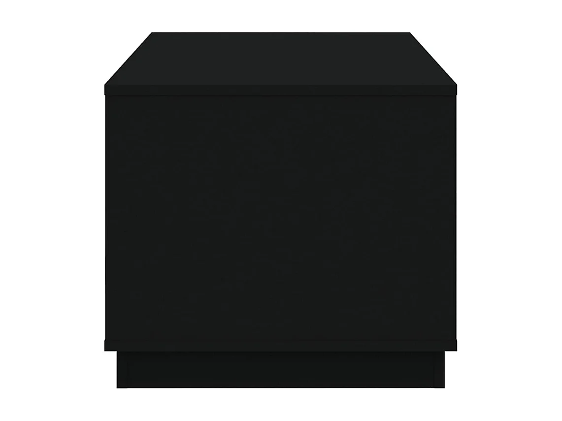 Tavolino Gold nero 102x50x44 cm in MDF