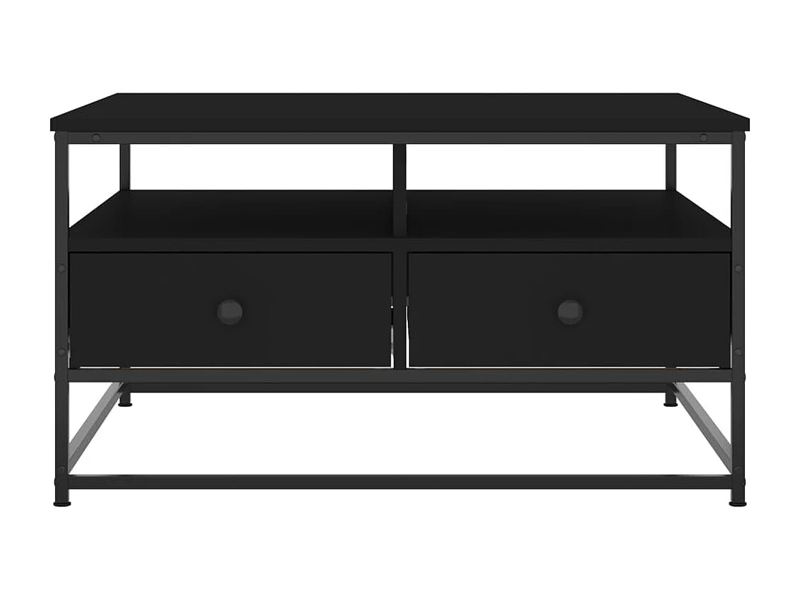 Gold Salontafel zwart 80x80x45 cm samengesteld hout