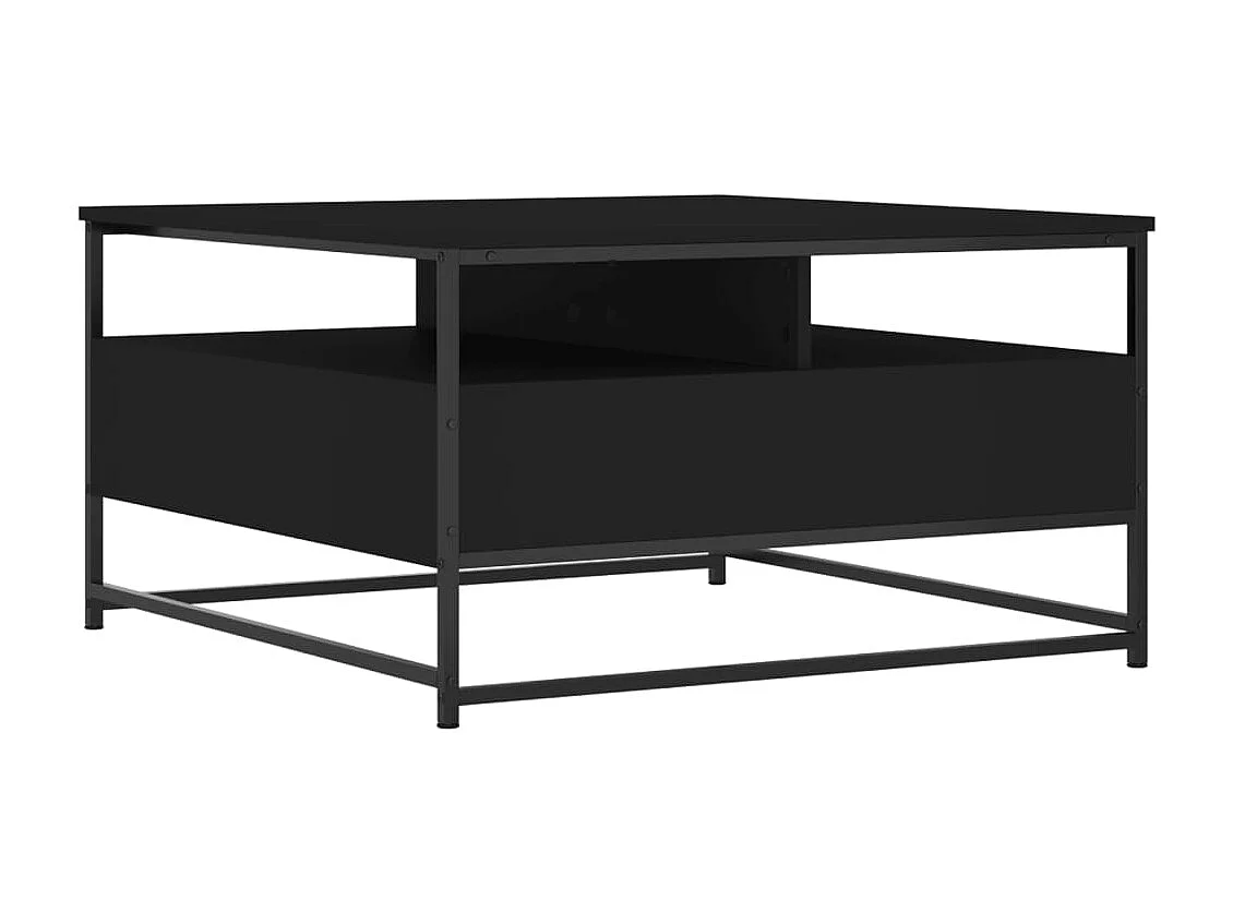 Gold Salontafel zwart 80x80x45 cm samengesteld hout