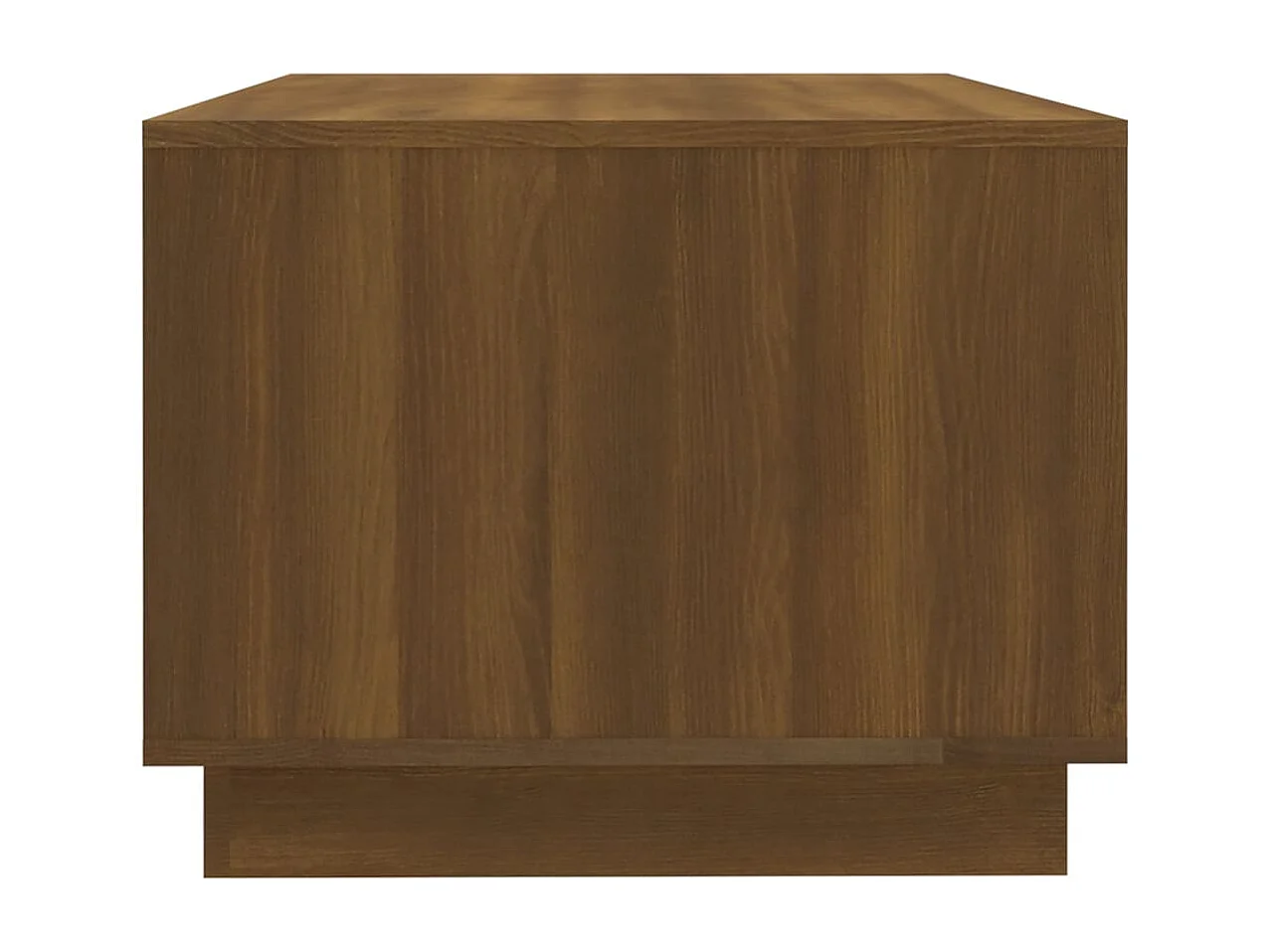 Table basse Chêne marron 102x55x43 cm Aggloméré