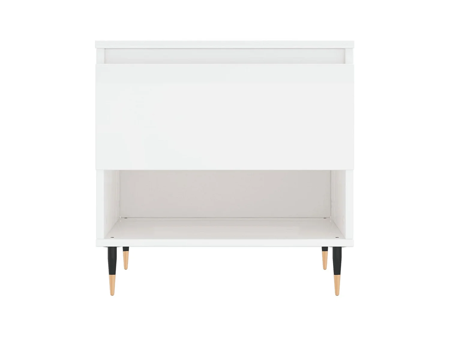 Gold Salontafels 2 stuks glanzend wit 50x46x50cm parket
