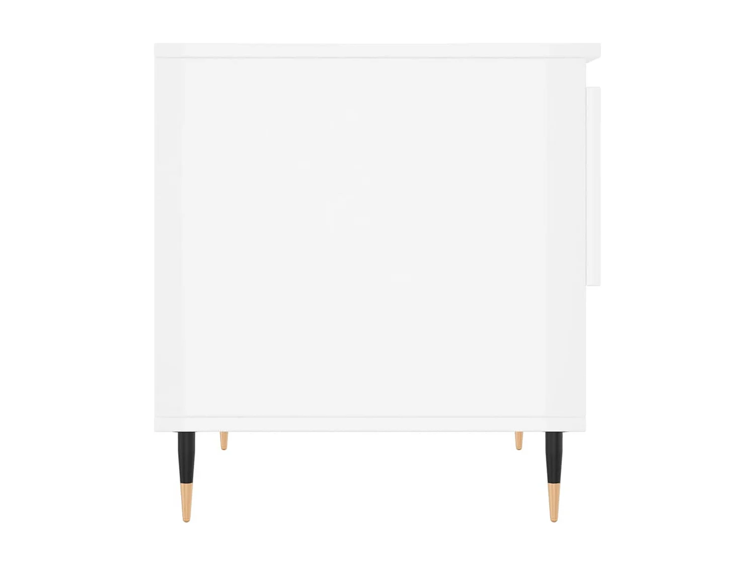 Gold Salontafels 2 stuks glanzend wit 50x46x50cm parket