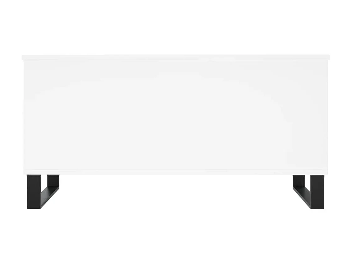 Tavolino Gold Bianco 90x44,5x45 cm MDF