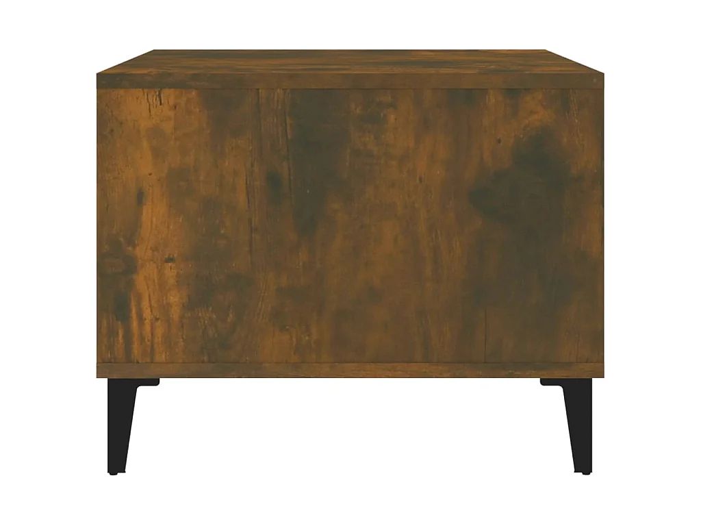 Gold Salontafel Gerookt eiken 60x50x40 cm Bewerkt hout