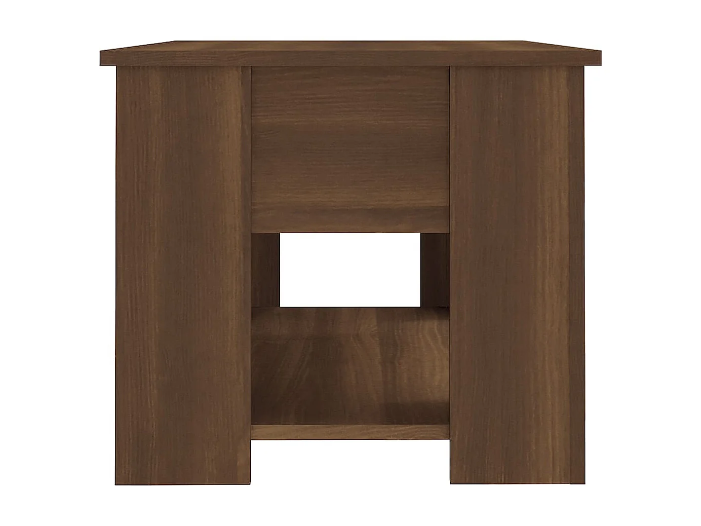 Table basse Chêne marron 79x49x41 cm Bois d'ingénierie