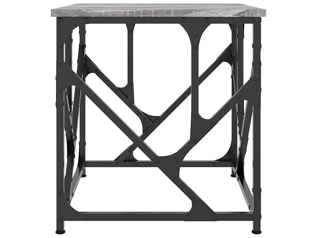 Tavolino grigio Gold Sonoma 45x45x47,5 cm in MDF