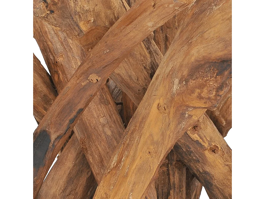 Table basse Bois flottant de teck massif 60 cm