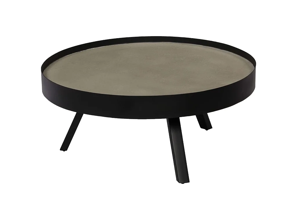 Goud Salontafel Betonnen tafelblad 74 x 32 cm