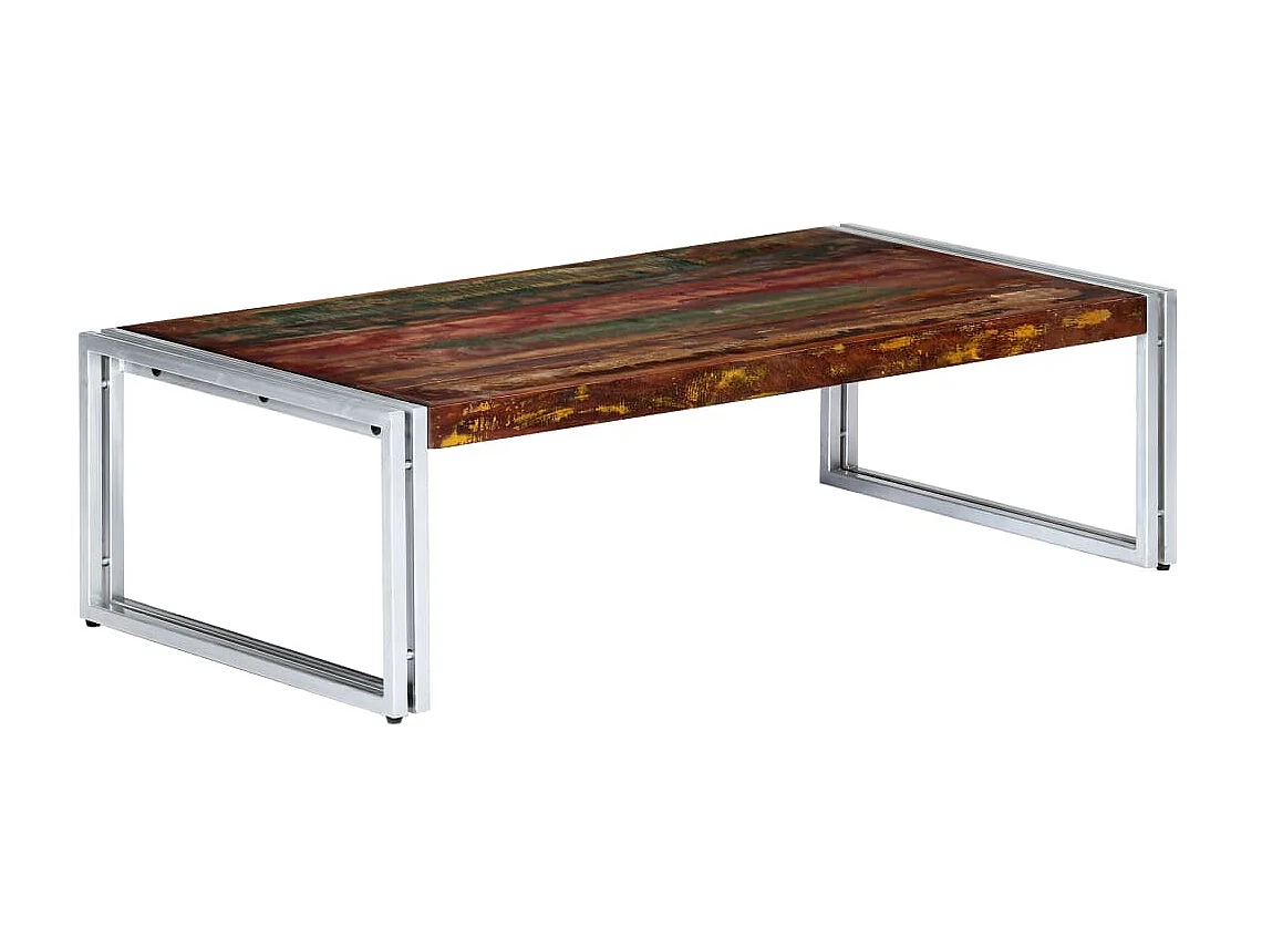 Table basse 120 x 60 x 35 cm Bois de récupération solide