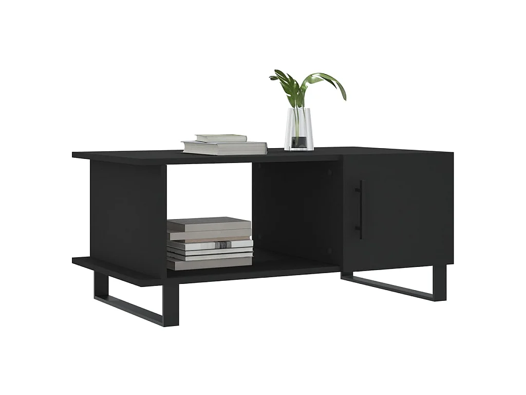 Gold Salontafel zwart 90x50x40 cm samengesteld hout