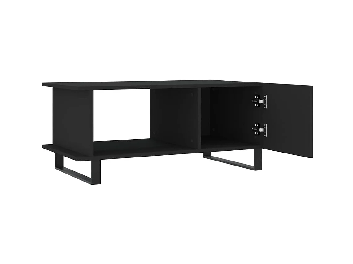 Gold Salontafel zwart 90x50x40 cm samengesteld hout