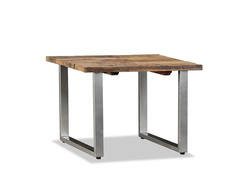 Table basse Bois de récupération massif 55 x 55 x 40 cm