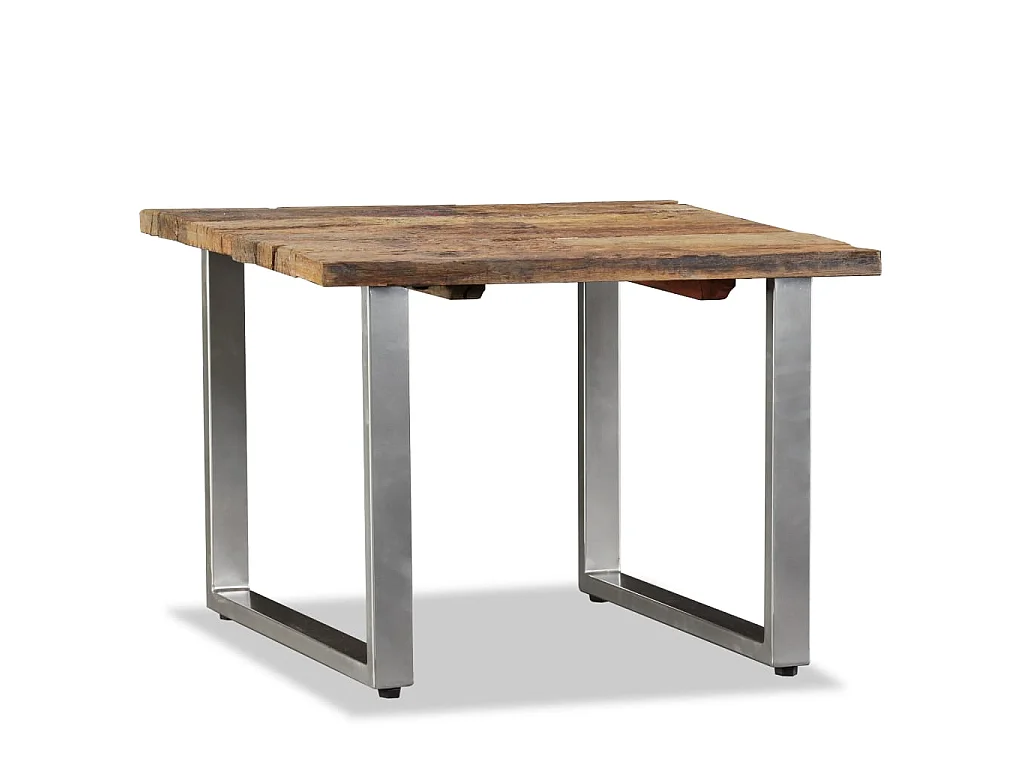 Table basse Bois de récupération massif 55 x 55 x 40 cm