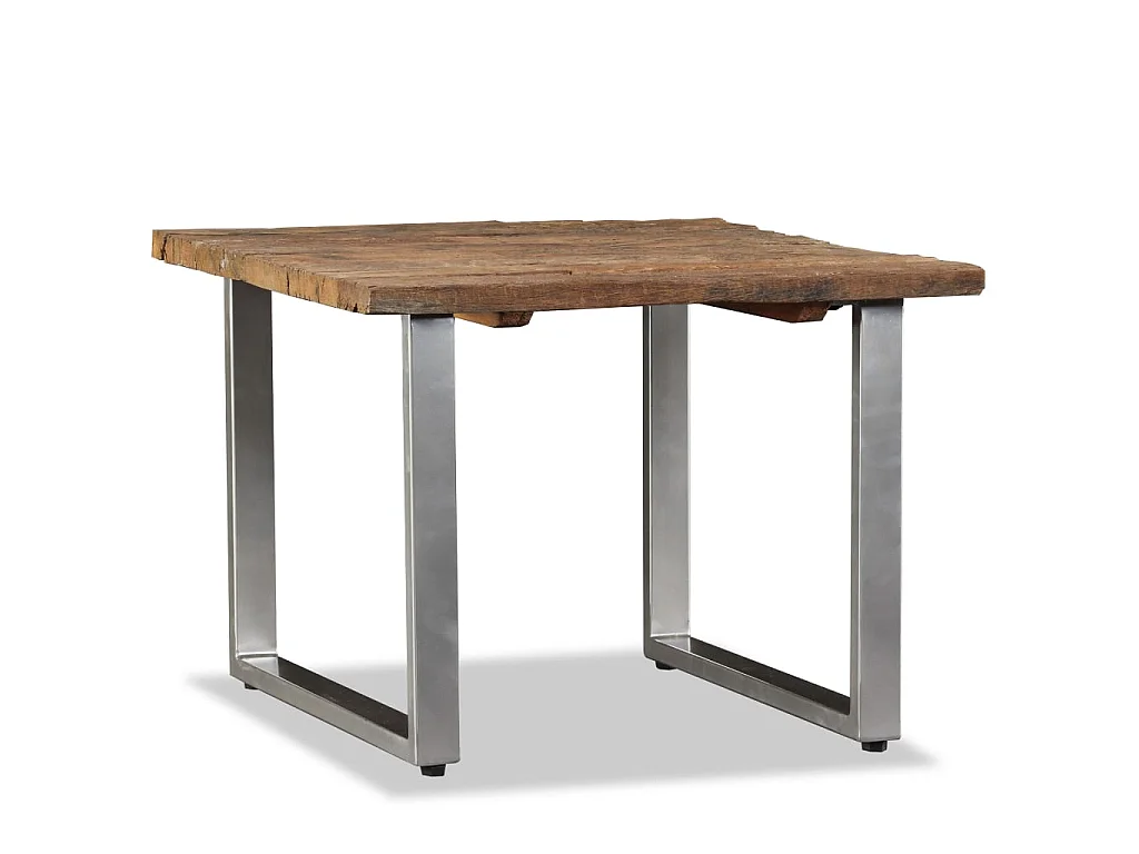 Table basse Bois de récupération massif 55 x 55 x 40 cm
