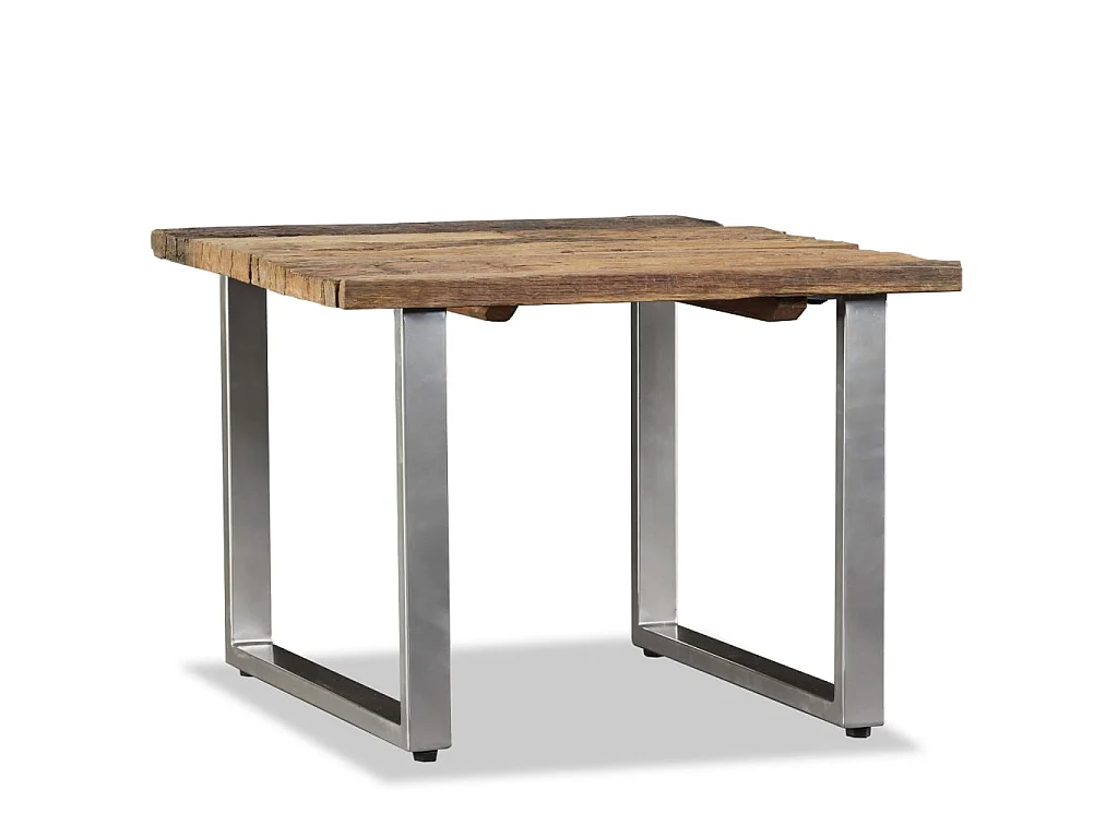 Table basse Bois de récupération massif 55 x 55 x 40 cm