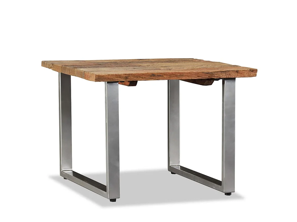 Table basse Bois de récupération massif 55 x 55 x 40 cm