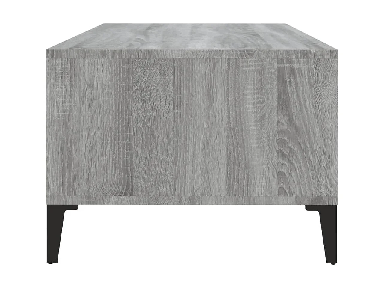 Mesa de centro cinza Gold Sonoma 90x50x36,5 cm Madeira trabalhada