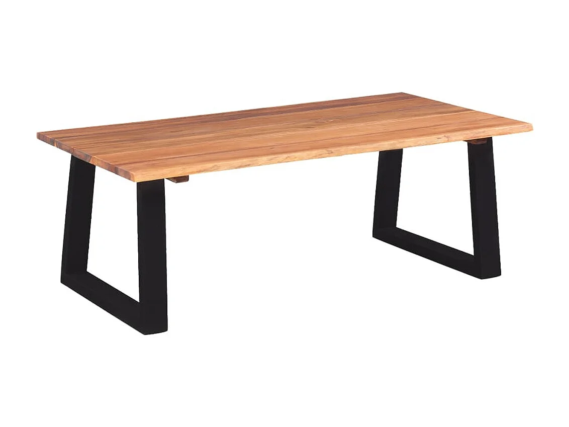 Table basse Bois d'acacia massif 110 x 60 x 40 cm