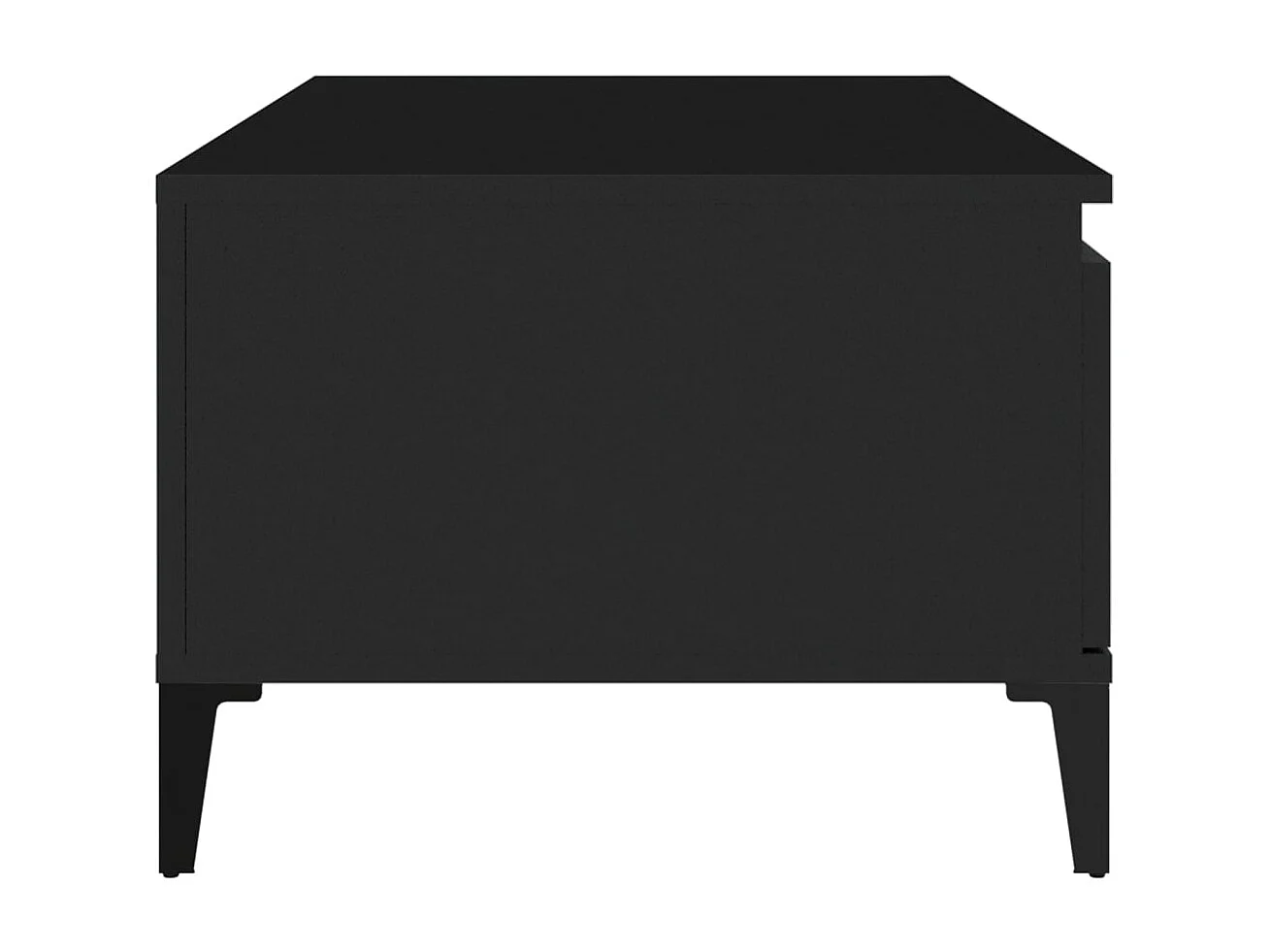 Table basse Noir 90x50x36,5 cm Bois d'ingénierie