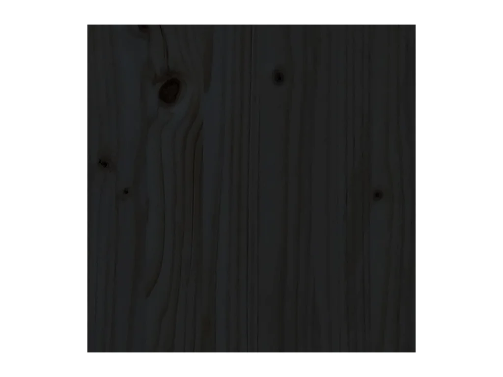 Table basse Noir Ø 40x60 cm Bois massif de pin