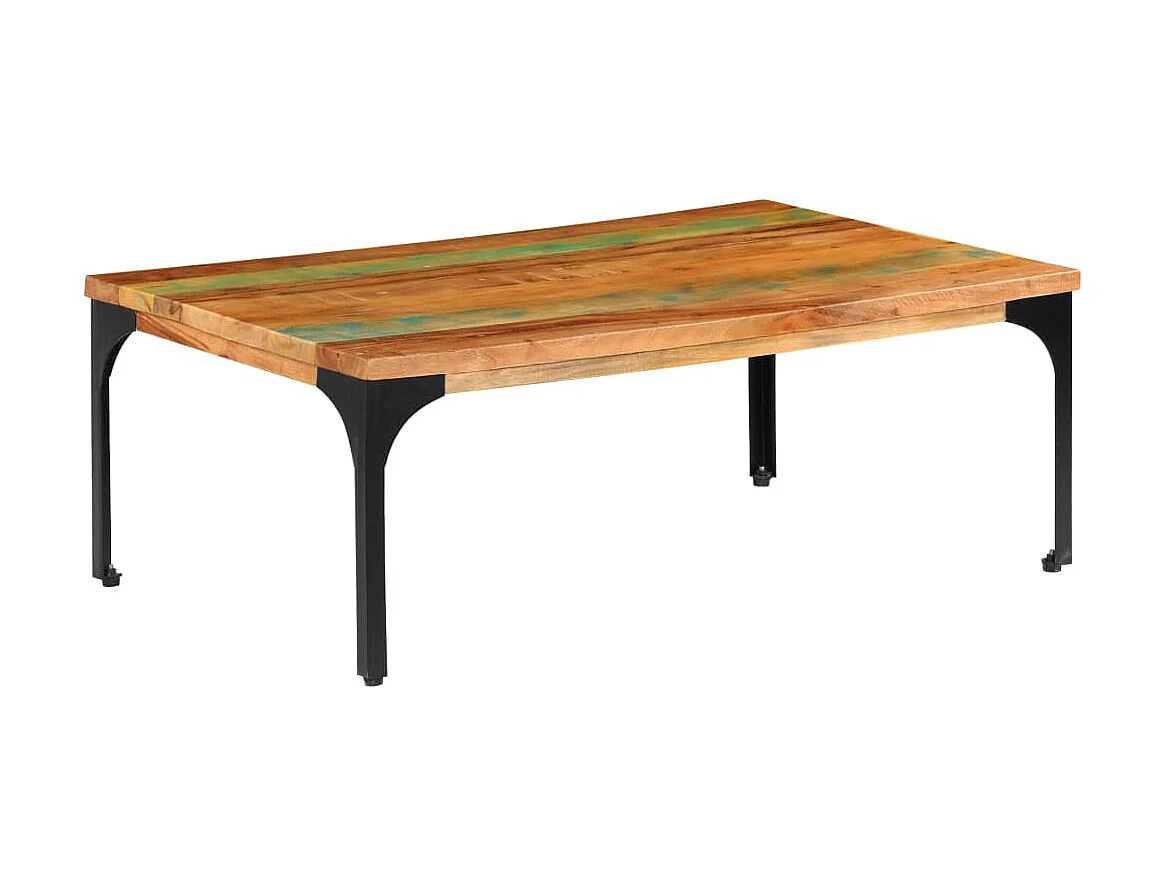 Table basse 100 x 60 x 35 cm Bois de récupération solide