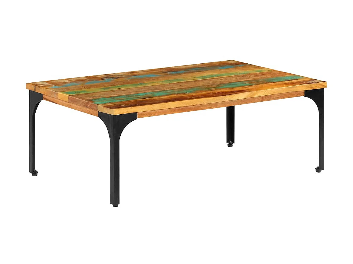 Table basse 100 x 60 x 35 cm Bois de récupération solide