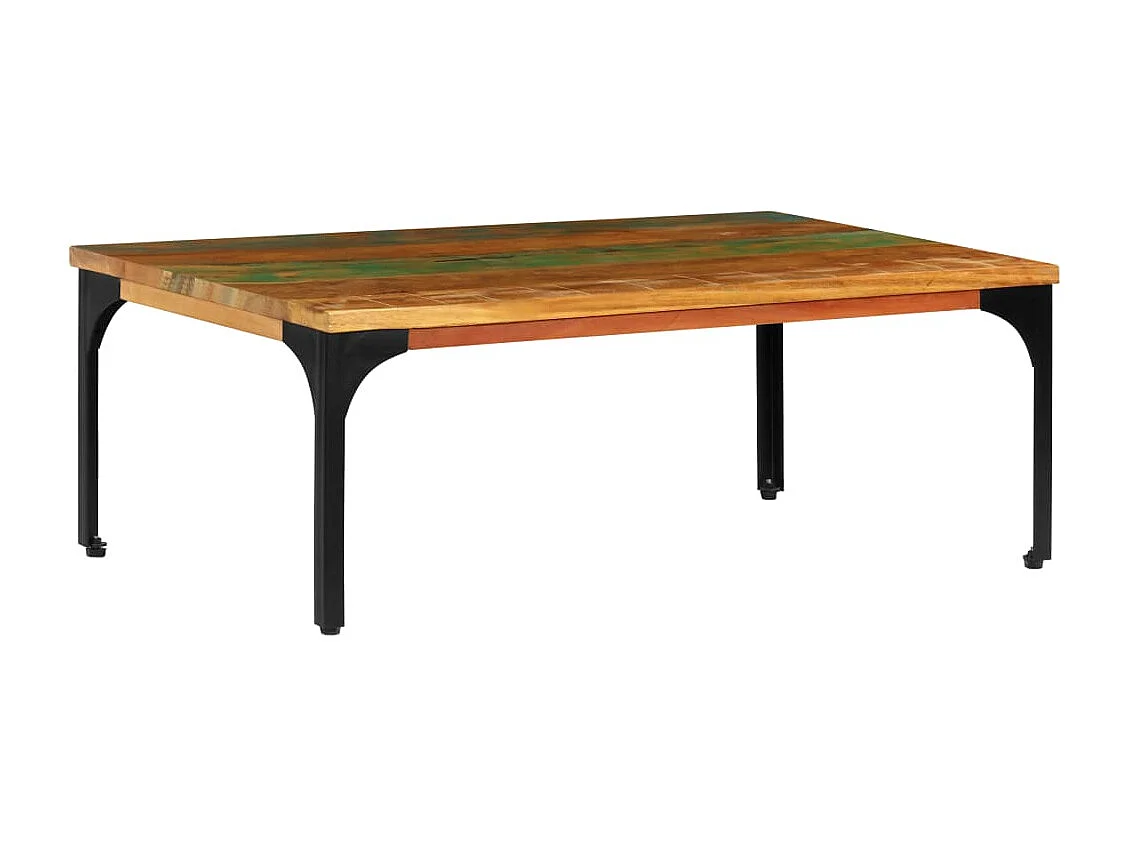Table basse 100 x 60 x 35 cm Bois de récupération solide