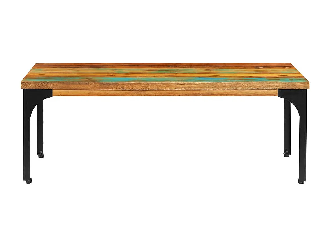 Table basse 100 x 60 x 35 cm Bois de récupération solide