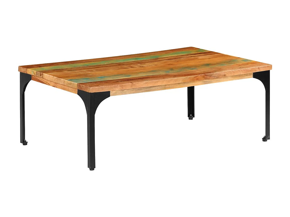 Table basse 100 x 60 x 35 cm Bois de récupération solide